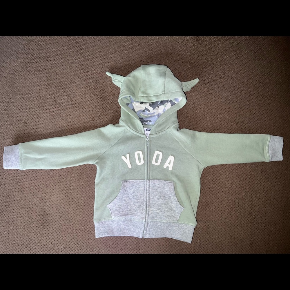 babyGap Star Wars Yoda hoodie 18-24mths